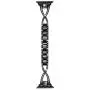 JSGJMY Bling Bands Compatible with Apple Watch Band 38mm 40mm 42mm 44mm Series 5/4/3/2/1 Women Diamond Rhinestone X-Link Metal Jewelry Bracelet(Black, 38mm/40mm)