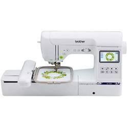 Brother SE1900 Sewing and Embroidery Machine, 138 Designs, 240 Built-in Stitches, Computerized, 5'' x 7'' Hoop Area, 3.2'' LCD Touchscreen Display, 8 Included Feet