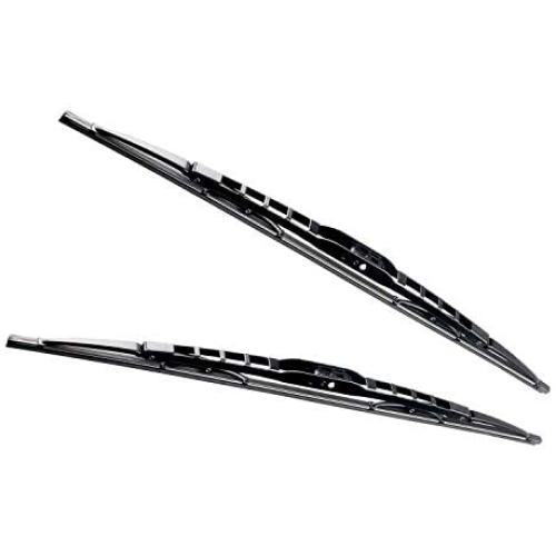 OEM Quality 21'' + 18'' Premium All-Seasons Metal Frame Windshield Wiper Blades(Set of 2)