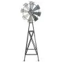 Ebros 41'' Tall Oversized Rustic Country Farm Agricultural Windmill Outpost Galvanized Metal Handcrafted Wind Catcher Spinner Western Home and Garden Vintage Farmhouse Country Accent Sculpture Ebros 41'' Tall Oversized Rustic Country Farm Agricultural Windmill Outpost Galvanized Metal Handcrafted Wind Catcher Spinner Western Home and Garden Vintage Farmhouse Country Accent Sculpture