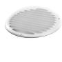 Vent Systems 6'' Soffit Vent Cover - White - Round Air Vent Louver - Grill Cover - Built-in Insect Screen - HVAC Vents for Bathroom, Home Office, Kitchen