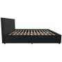 Novogratz Kelly Upholstered Storage Platform Bed - King (Dark Gray Linen)