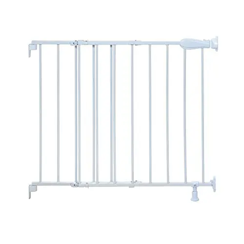 Summer Top of Stairs Simple to Secure Metal Gate, White, 29-42 Inch Wide Summer Top of Stairs Simple to Secure Metal Gate, White, 29-42 Inch Wide