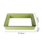 Sovol 3D Printer Resin Vat 2 Pack Aluminium with PTFE Coating, FEP Film and Steel Ring Preinstalled, Metal Frame Resin Tank with Double Silicone Covers for ELEGOO Mars ANYCUBIC Photon - Green