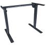 Titan Single Motor Electric Adjustable Base Height Sit-Stand Standing Desk Frame 46'' H 63'' W Programmable Buttons