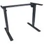 Titan Single Motor Electric Adjustable Base Height Sit-Stand Standing Desk Frame 46'' H 63'' W Programmable Buttons