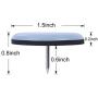 Ezprotekt 16 PCS Furniture Sliders,1.5 inch Furniture Glide for Hardwood Floors and Carpet,Nail on Chair Legs Furniture Gliders