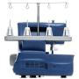 SINGER | Making The Cut S0230 Serger 4 Thread, Differential Feed, 1300 Stitches Per Min-Sewing Made Easy Serger, Blue