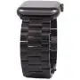 Miniseas Band Compatible with Apple Watch Band 38mm 42mm Stainless Steel Wristband Metal Buckle Clasp Strap Replacement Bracelet for iWatch Series 5/4/3/2/1 40mm 44mm (Black, 38MM-40MM)
