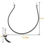 EAZY2HD W10134009 Metal Dishwasher Heating Element Replaces 8194250, AP5690151, PS8260087