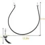 EAZY2HD W10134009 Metal Dishwasher Heating Element Replaces 8194250, AP5690151, PS8260087