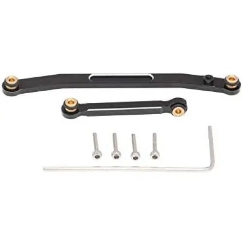 Facibom Metal Tight Tolerance Steering Link Rod Upgrade Accessories for 1/24 RC Crawler Axial SCX24 90081 AXI00002 Parts