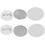 500Pcs 44mm/1.75in Blank Badge Buttons DIY Button Badge Parts Metal Cover Transparent Film Suitable for Clothing and Home Decoration Arts Crafts Supplies 500Pcs 44mm/1.75in Blank Badge Buttons DIY Button Badge Parts Metal Cover Transparent Film Suitable for Clothing and Home Decoration Arts Crafts Supplies