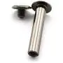 60 Sets Black Chicago Screws 1 Inches Screw Posts Metal Accessories Nail Rivet Chicago Button for DIY Leather Decoration Document Book Album Bookbinding Round Flat Head Stud Screw M5x25 60 Sets Black Chicago Screws 1 Inches Screw Posts Metal Accessories Nail Rivet Chicago Button for DIY Leather Decoration Document Book Album Bookbinding Round Flat Head Stud Screw M5x25