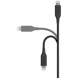 Amazon Basics Lightning to USB Cable - MFi Certified Apple iPhone Charger, Black, 1-Foot (Durability Rated 4,000 Bends)