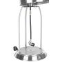 Fire Sense Stainless Steel Commercial Patio Heater with Wheels | Uses 20 Pound Propane Tank | 46,000 BTU Output | Electronic Ignition System | Weighted Base | Portable Outdoor Heat Lamp
