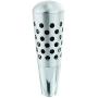 Bashineng Short Metal Aluminum Alloy Gear Stick Shift with Holes, Transmission Shifter Knobs Head for Most Manual Automatic Cars (Black)