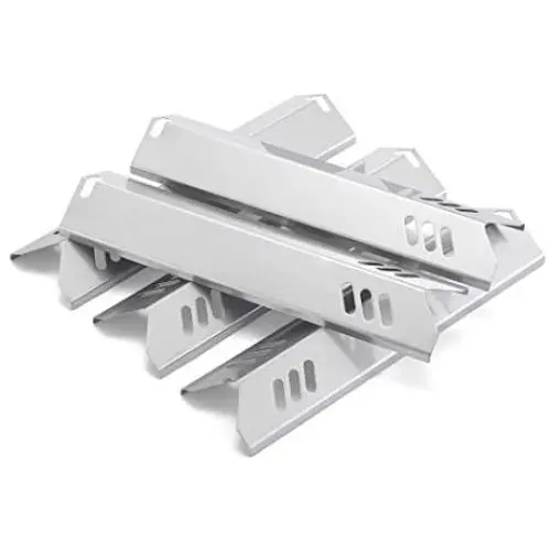 YIHAM LS760 304SS Grill Heat Plate Replacement Parts for Backyard BY13-101-001-13, BY16-101-003-01, Dyna-Glo DGF510SBP, Uniflame GBC1059WB, Heat Shield Tent Flame Tamer, 15 x 3 13/16 inch, Set of 5 YIHAM LS760 304SS Grill Heat Plate Replacement Parts for Backyard BY13-101-001-13, BY16-101-003-01, Dyna-Glo DGF510SBP, Uniflame GBC1059WB, Heat Shield Tent Flame Tamer, 15 x 3 13/16 inch, Set of 5