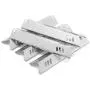 YIHAM LS760 304SS Grill Heat Plate Replacement Parts for Backyard BY13-101-001-13, BY16-101-003-01, Dyna-Glo DGF510SBP, Uniflame GBC1059WB, Heat Shield Tent Flame Tamer, 15 x 3 13/16 inch, Set of 5 YIHAM LS760 304SS Grill Heat Plate Replacement Parts for Backyard BY13-101-001-13, BY16-101-003-01, Dyna-Glo DGF510SBP, Uniflame GBC1059WB, Heat Shield Tent Flame Tamer, 15 x 3 13/16 inch, Set of 5
