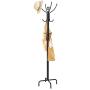 Tangkula 78'' Coat Rack, Metal Frame Coat Tree,Free Standing Entryway Hat Coat Jacket Umbrella Holder,Clothes Hanger with Base Coat Stand