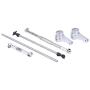 Vbest life RC Rear&Front Gear Set, Metal Front and Rear Gear Assemblies Set Compatible with MN-91 FJ-45 MN-D90 Truck Model