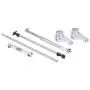 Vbest life RC Rear&Front Gear Set, Metal Front and Rear Gear Assemblies Set Compatible with MN-91 FJ-45 MN-D90 Truck Model