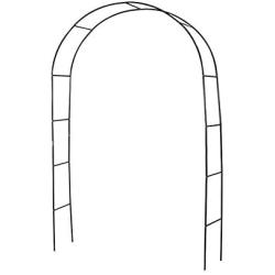 Garden Arch Tredllis for Climbing Plants Rose Metal Wedding Arches Ceremony Party Outdoor Floral Decor Black