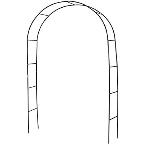 Garden Arch Tredllis for Climbing Plants Rose Metal Wedding Arches Ceremony Party Outdoor Floral Decor Black
