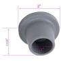 Replacement Feet for Shower Chair Bath Seat, shower stools and transfer bench, non-skid Shower Bench and Tub Transfer Benches Rubber Suction Cup Feet, Metal Insert Reinforced(Pack of 4) (1'' I.D, Grey) Replacement Feet for Shower Chair Bath Seat, shower stools and transfer bench, non-skid Shower Bench and Tub Transfer Benches Rubber Suction Cup Feet, Metal Insert Reinforced(Pack of 4) (1'' I.D, Grey)