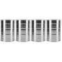 Cornucopia Empty Coffee Cans (4-Pack); Metal Cans for Kitchen Storage, Coffee Packaging and Arts & Crafts