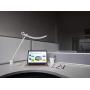 BenQ Genie E-Reading LED Worlds First Desk Lamp for Monitors-Eye Care, Modern, Ergonomic, Dimmable, Warm/Cool White-Perfect for Designers, Engineers, Architects, Studying, Gaming, Blue, Bule