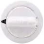 WE1M654 Dryer White Timer Control Knob with Metal Ring for General Electric GE Kenmore Sears RCA Hotpoint Dryer, Replaces AP3995088, 1264290, AH1482197, EA1482197, 212D1726