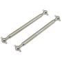 dailymall 2pcs RC Car 1/16 Rear Metal Drive Shaft Dogbone for XLH Q901, Q902, Q903 Replacement Parts