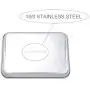 P&P CHEF Toaster Oven Tray and Rack Set, Stainless Steel Baking Pan with Cooling Rack, Fit Your Small Oven & Single Person Use, Non Toxic & Easy Clean