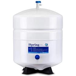 iSpring T32M Pressurized Water Storage Tank with Ball Valve for Reverse Osmosis RO Systems, 4 Gallon, 1/4'' Tank Valve Included