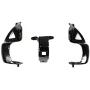 Front Bumper Compatible with 1999-2002 Chevrolet Silverado 1500 Chrome with Brackets