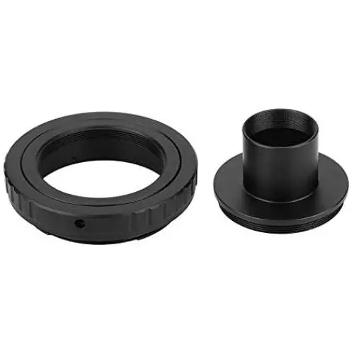 Serounder Astronomical Telescope Eyepiece Adapter, Metal Detachable Adapter Converter for 0.965inch T Mount Astronomical Telescope Eyepiece for Canon EOS Mount SLR Camera Serounder Astronomical Telescope Eyepiece Adapter, Metal Detachable Adapter Converter for 0.965inch T Mount Astronomical Telescope Eyepiece for Canon EOS Mount SLR Camera