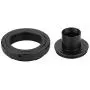 Serounder Astronomical Telescope Eyepiece Adapter, Metal Detachable Adapter Converter for 0.965inch T Mount Astronomical Telescope Eyepiece for Canon EOS Mount SLR Camera Serounder Astronomical Telescope Eyepiece Adapter, Metal Detachable Adapter Converter for 0.965inch T Mount Astronomical Telescope Eyepiece for Canon EOS Mount SLR Camera
