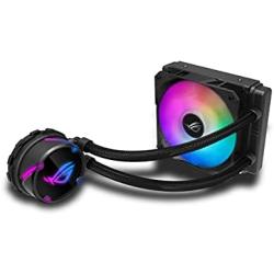 ROG Strix LC 120 RGB, Cooler CPU All-in-one ROG, with addressable RGB Lighting, Aura sync, NCVM Pump Coating and ROG Radiator Fan