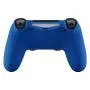 eXtremeRate Soft Touch Blue Back Housing Case Cover Bottom Shell, Game Improvement Replacement Parts for Playstation 4 PS4 Slim Pro Controller JDM-040, JDM-050 and JDM-055