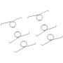 Encounterlove 10Pcs/Set PS5 L2 R2 Trigger Button Spring Metal Replacement R2 L2 Trigger Buttons Component for PS5 Controller Parts