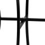 Flash Furniture Commercial Grade 28'' Square Black Indoor-Outdoor Steel Patio Table