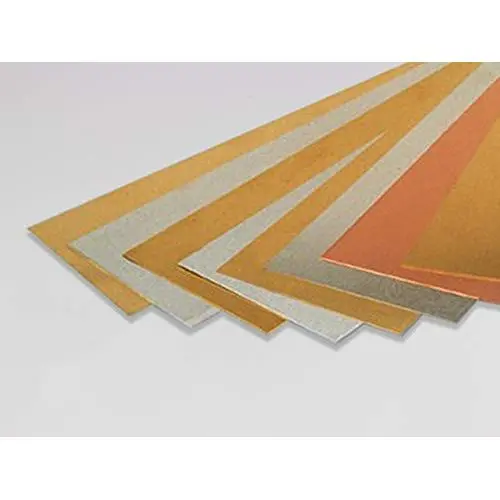 K&S Precision Metals 251 Brass Sheet, 0.010'' Thickness x 4'' Width x 10'' Length, 6 pc, Made in USA