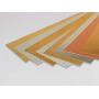 K&S Precision Metals 251 Brass Sheet, 0.010'' Thickness x 4'' Width x 10'' Length, 6 pc, Made in USA