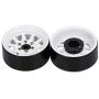 RC Car Parts 2pcs/Set 1.9inch Metal Beadlock Wheel Rims Kit for 1/10 RC Crawler Utility to Use