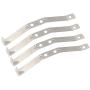 Fityle 4pcs Metal Leaf Springs for WPL B14 B24 C14 C24 1/16 Army Truck Spare Parts