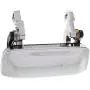 Exterior Front Door Handle Compatible with MAZDA PICKUP 2001-2010 RH=LH All Chrome Metal Exterior Front Door Handle Compatible with MAZDA PICKUP 2001-2010 RH=LH All Chrome Metal