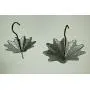 Galvanized Metal Umbrella Hanging Planter Flower Holders 2 Piece Set Galvanized Metal Umbrella Hanging Planter Flower Holders 2 Piece Set