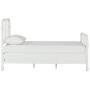 DHP Jenny Lind Metal Twin Bed Frame in White