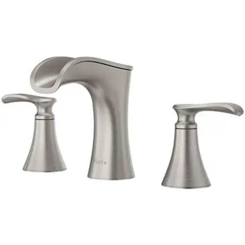 Pfister LF-049-JDGS Jaida Waterfall Widespread Bathroom Sink Faucet, Spot Defense Brushed Nickel